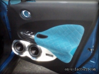 日産　ジュークニッサン　JUKE　デモカー　ドアスピーカー　＜京都カスタム・カー・オーディオ オンユーファクトリー＞