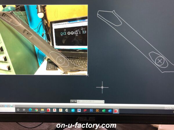 onUfactory　オンユーファクトリー　カーオーディオカスタム　Ａピラー加工　ツィーターマウント製作　CAD図面デザイン設計　CNCルーター　切り出し
